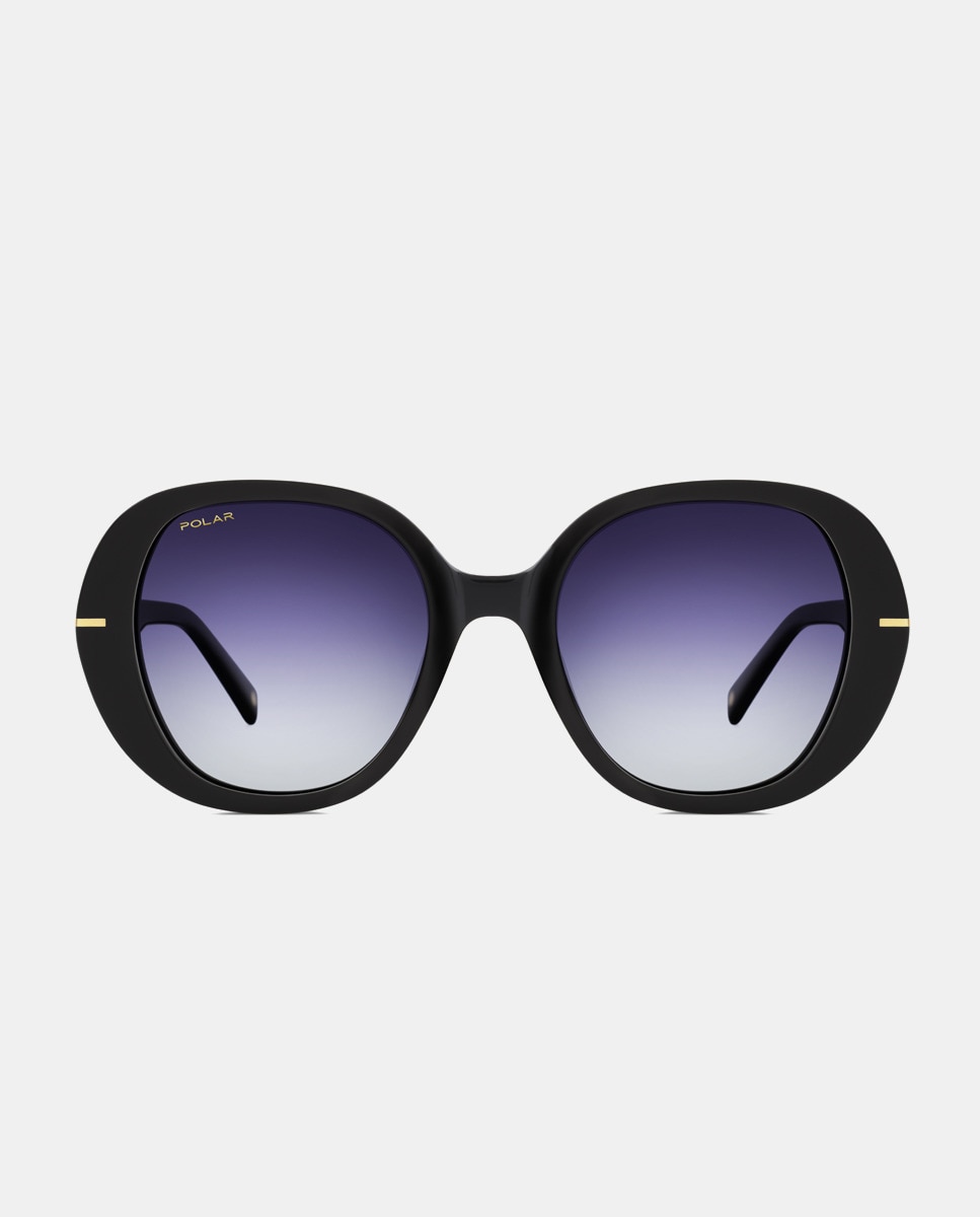 Черные женские солнцезащитные очки прямоугольной формы из ацетата с поляризованными линзами Polar, черный сменные поляризационные линзы alphax черные и серебристые серые для oakley holbrook lx oo2048 в оправе 2 пары