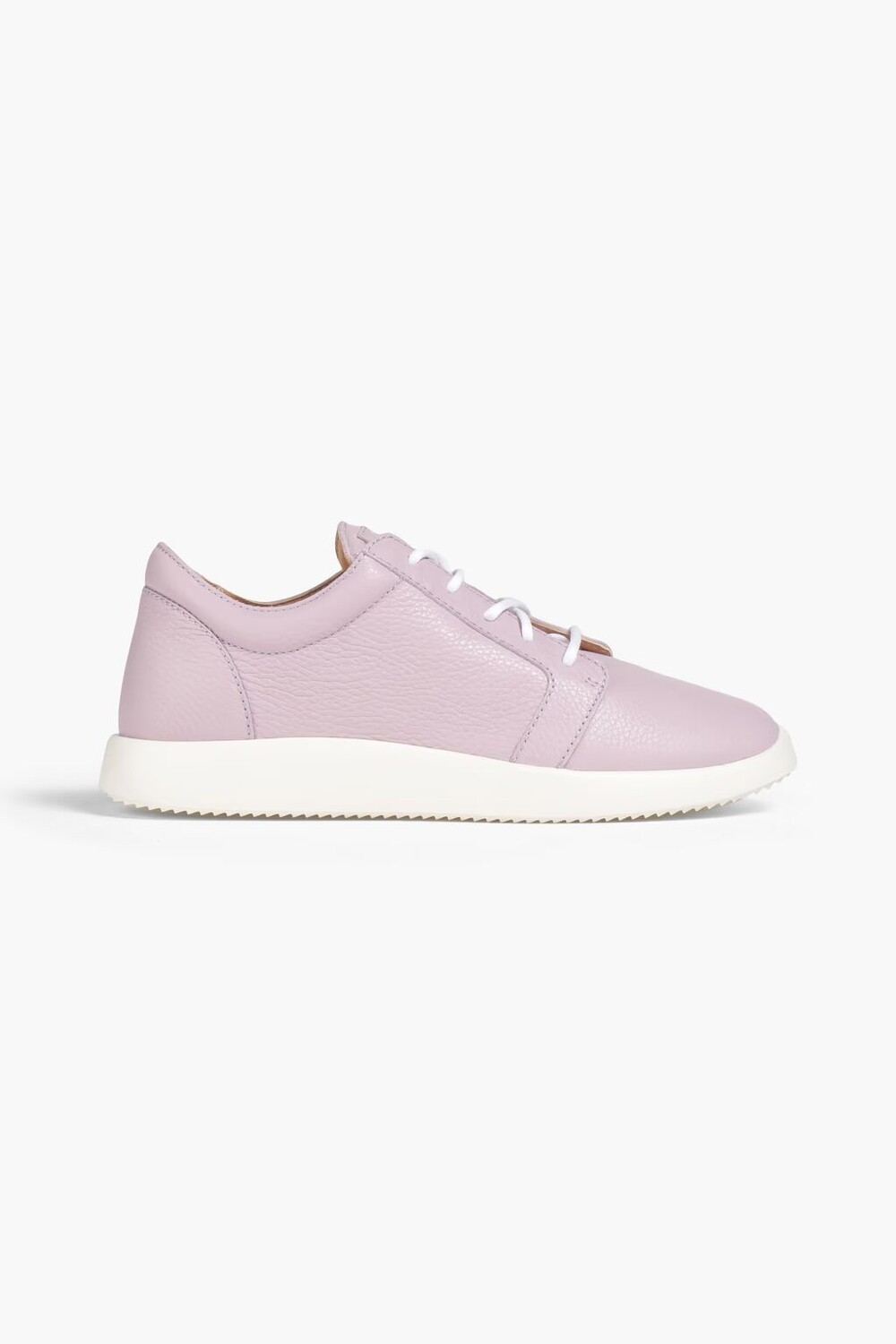 

Двухцветные кроссовки из фактурной кожи Giuseppe Zanotti, сирень