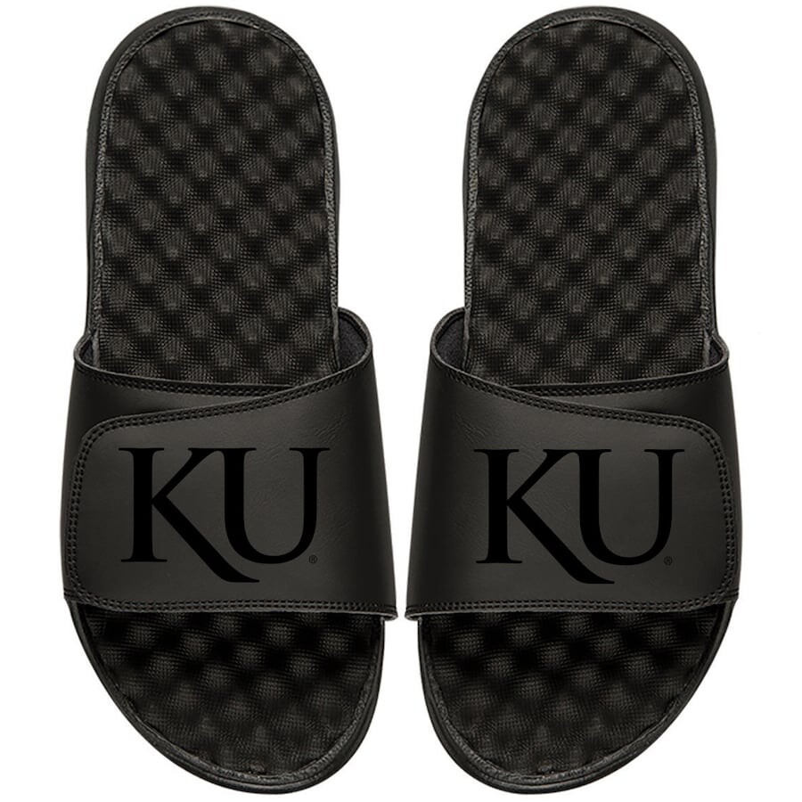 

Шлепанцы ISlide Kansas Jayhawks, черный