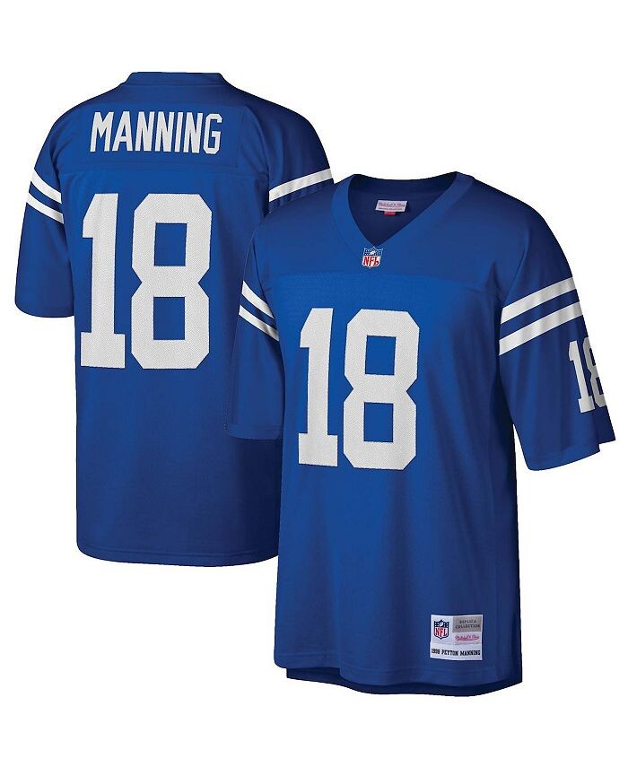 

Мужская копия джерси Peyton Manning Royal Indianapolis Colts Legacy Mitchell & Ness, синий