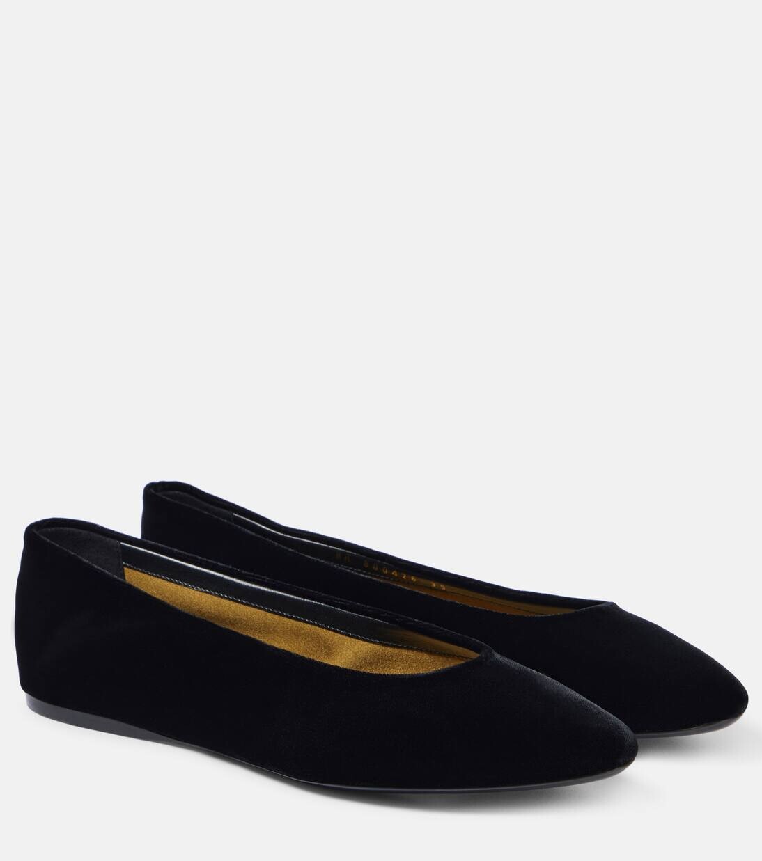 

Бархатные балетки Gio Saint Laurent, черный