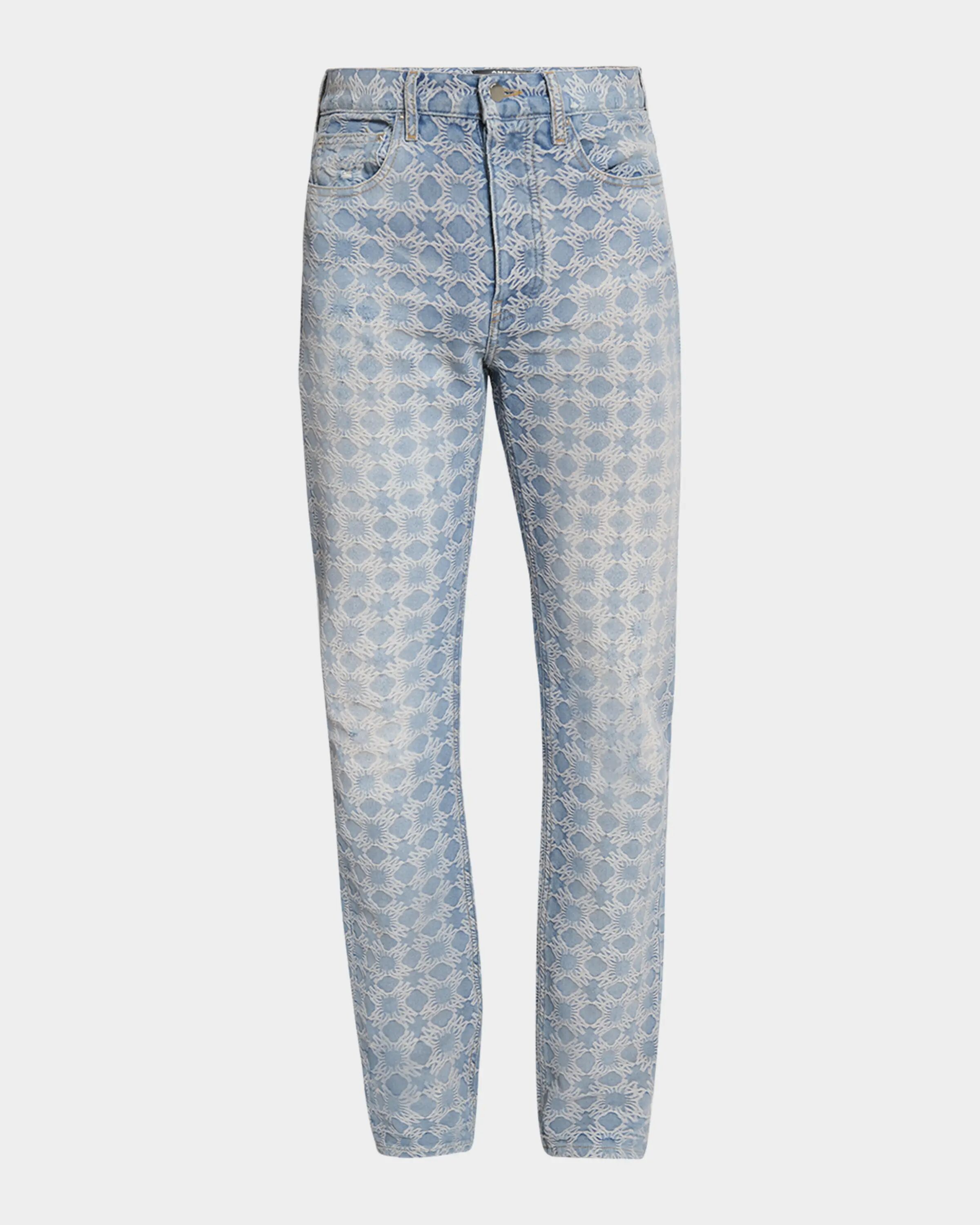 

Мужские прямые джинсы MA Quad Amiri, цвет Antique Indigo