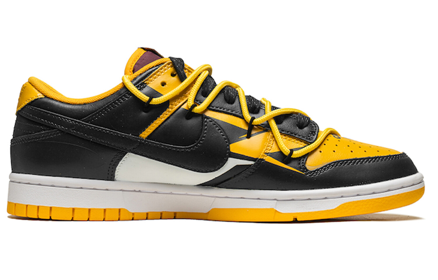 

Кроссовки Nike Dunk Skateboarding Shoes Men Low-top Yellow/black, желтый