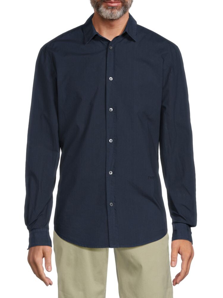 

Рубашка с раздвинутым воротником Frame, цвет Dress Blue