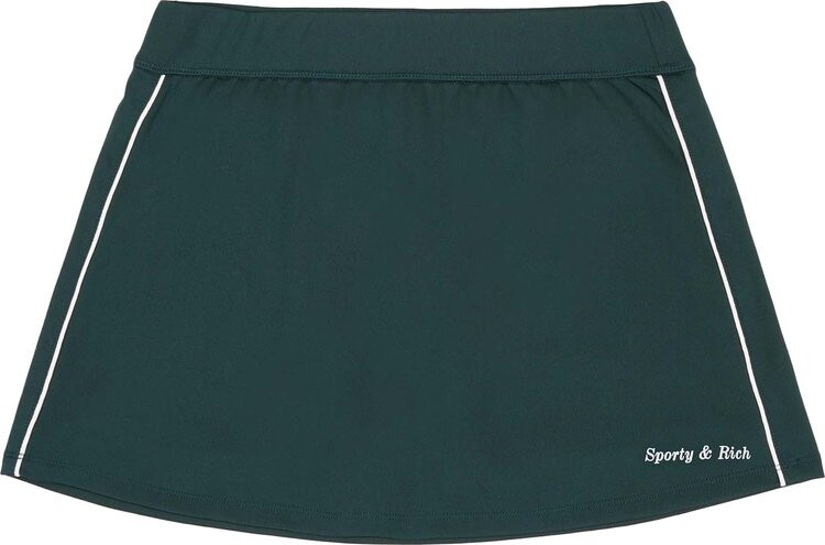 

Юбка Sporty & Rich New Serif Court 'Forest/White', зеленый