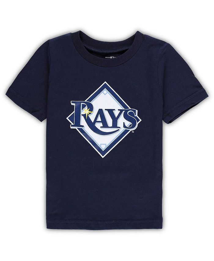 Темно-синяя футболка с основным логотипом Tampa Bay Rays Team Crew для новорожденных Outerstuff, синий
