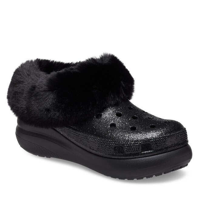 

Шлепанцы Crocs CrocsFurever Crush, черный