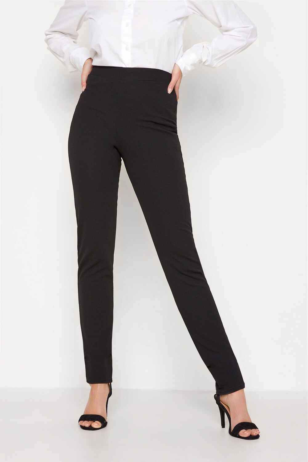 

Эластичные брюки с облегающими штанинами Long Tall Sally, черный