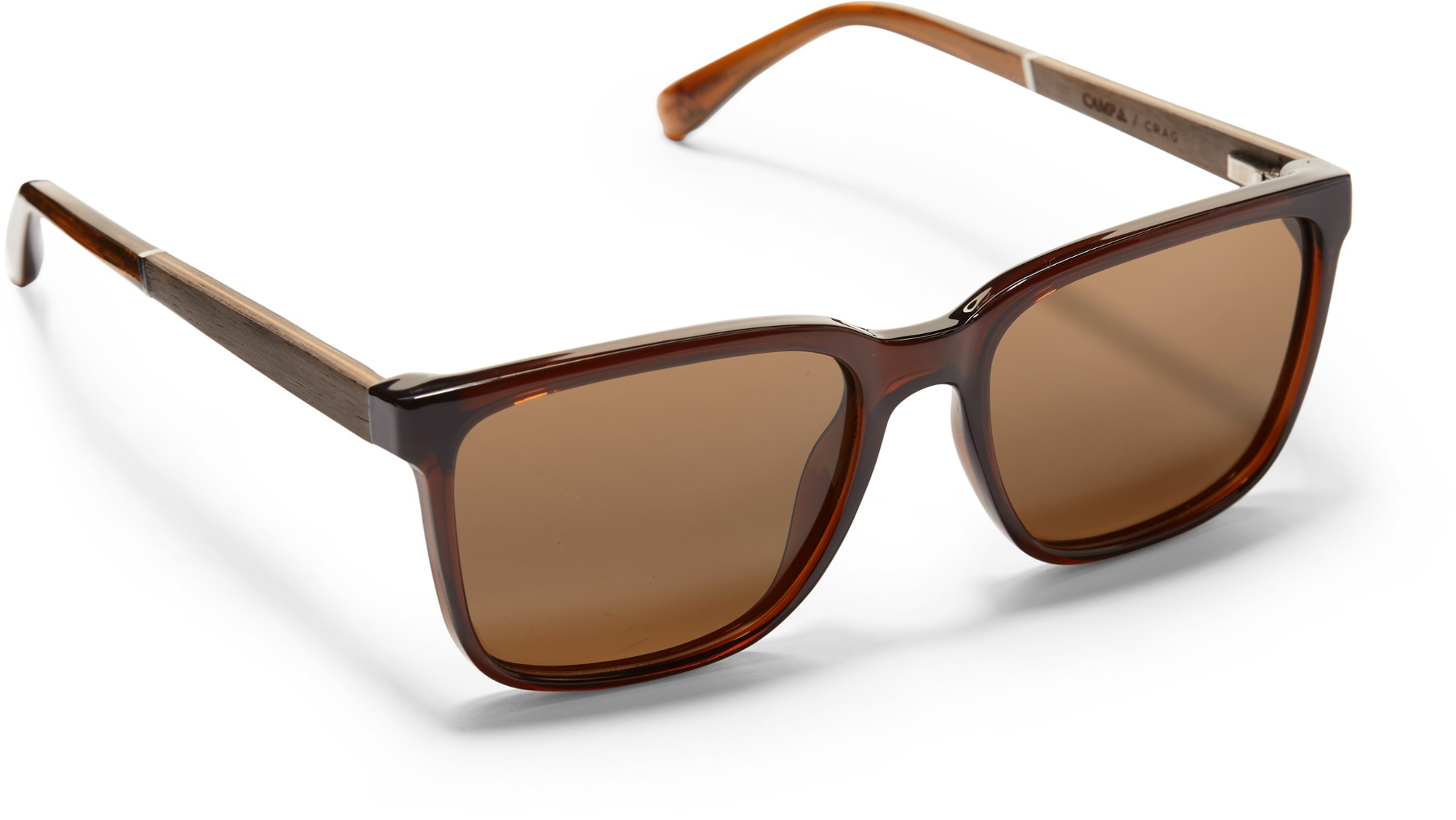 real shades сша солнечные очки для малышей explorer 0 черный красный Поляризованные солнцезащитные очки Crag — издание Arches CAMP Eyewear, коричневый
