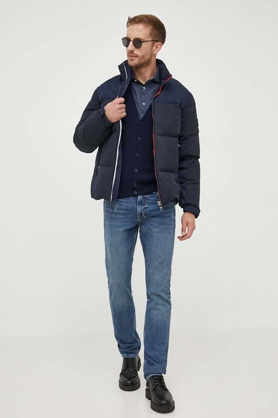 

Хлопковая рубашка Tommy Hilfiger, темно-синий