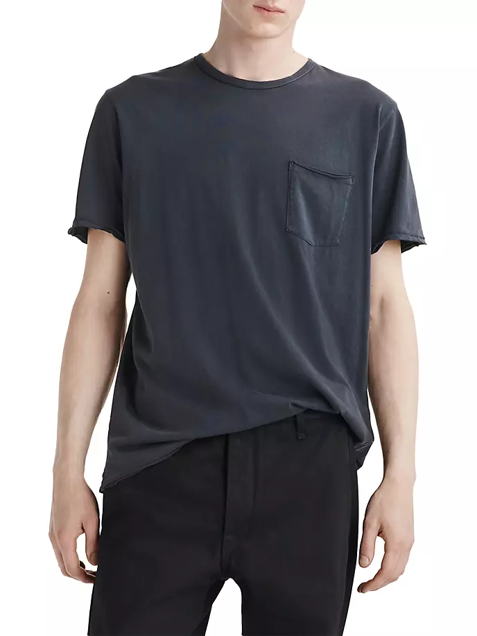 

Футболка «Principle» из джерси Miles Rag & Bone, серый