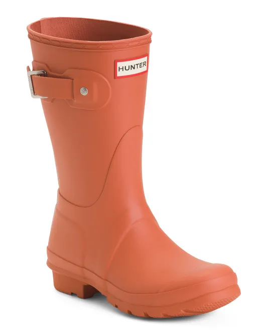 

Оригинальные короткие ботинки с логотипом Hunter, красный