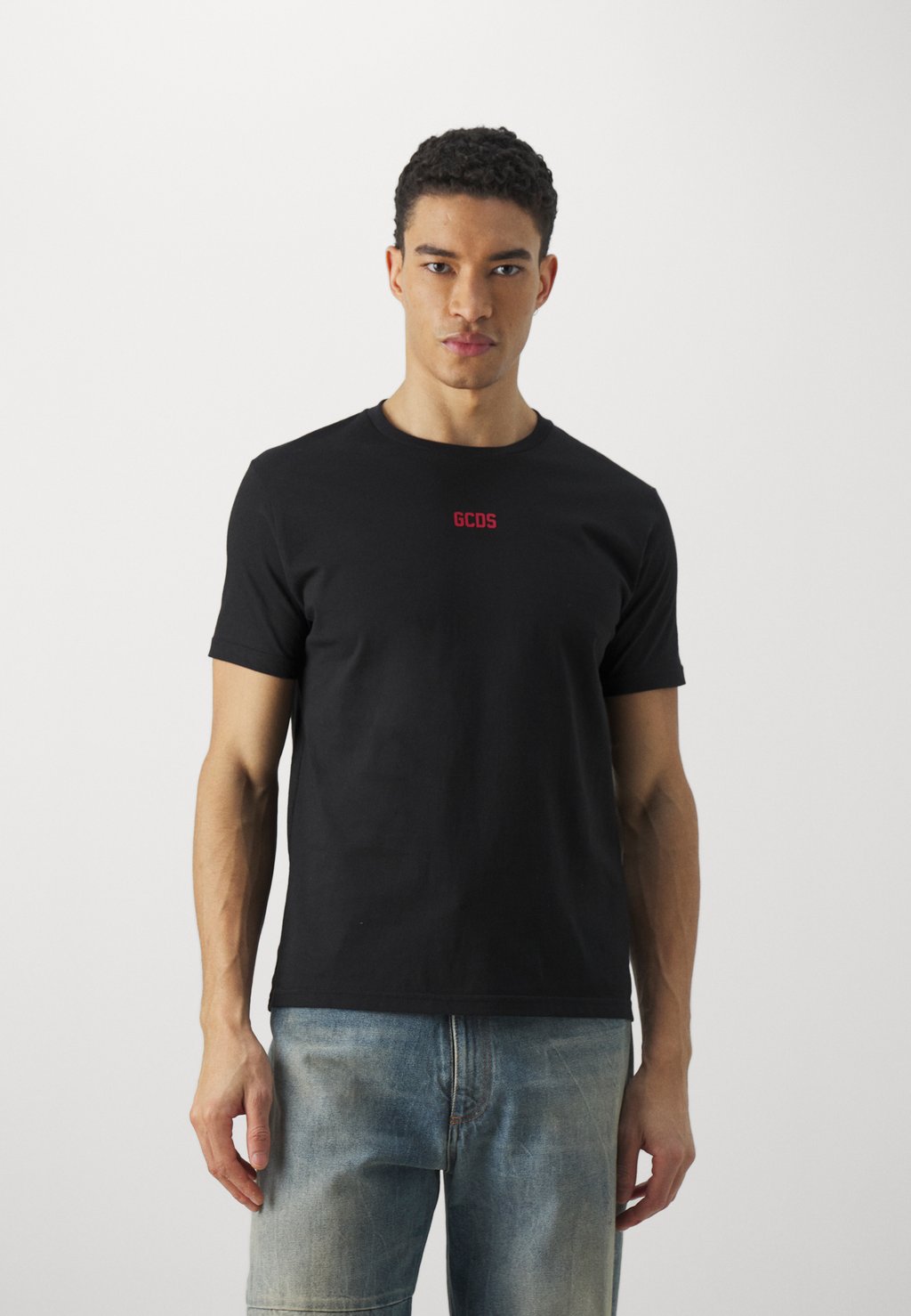 цена Базовая футболка Bling Logo Unisex GCDS, черный