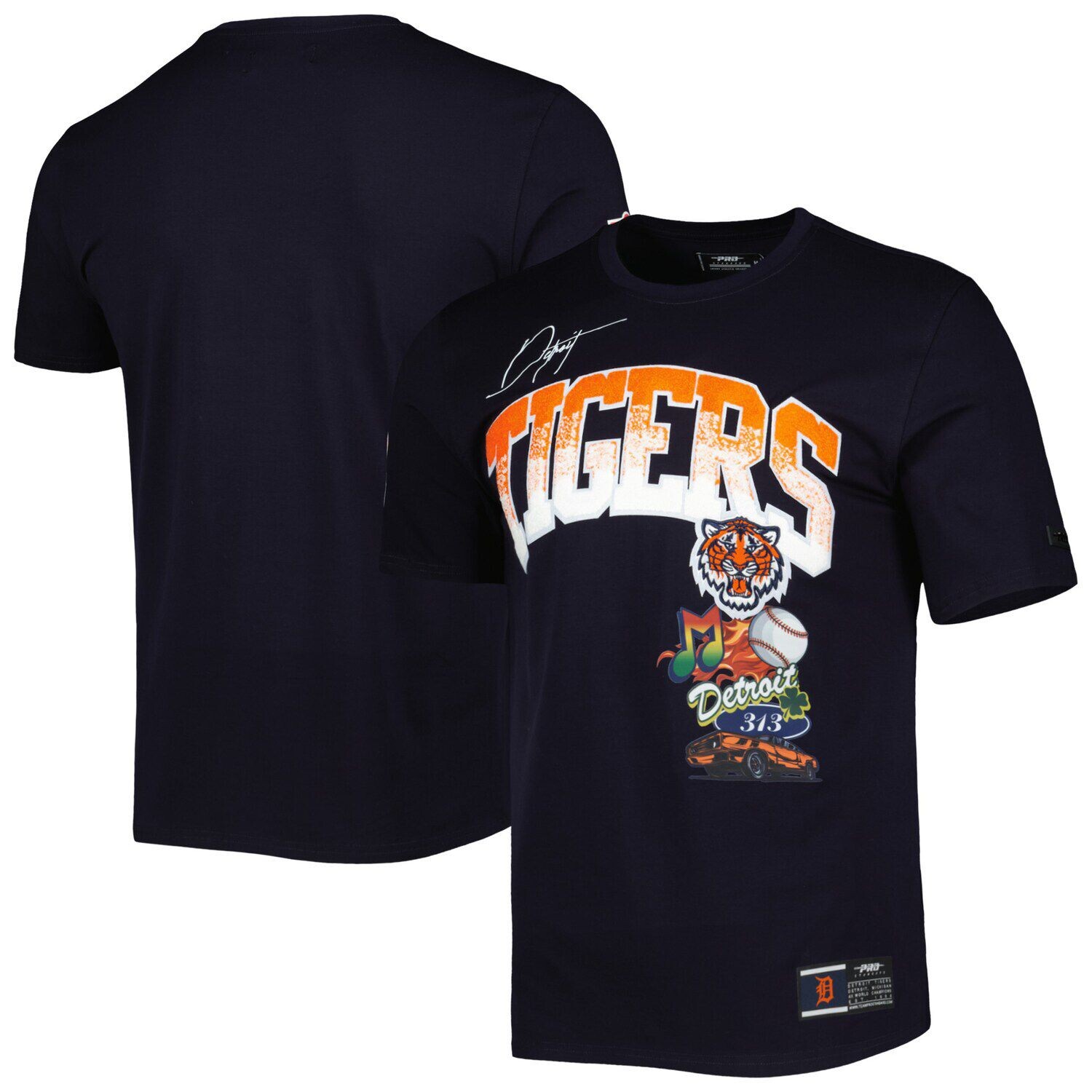 

Мужская темно-синяя футболка Pro Standard Detroit Tigers Hometown, Синий