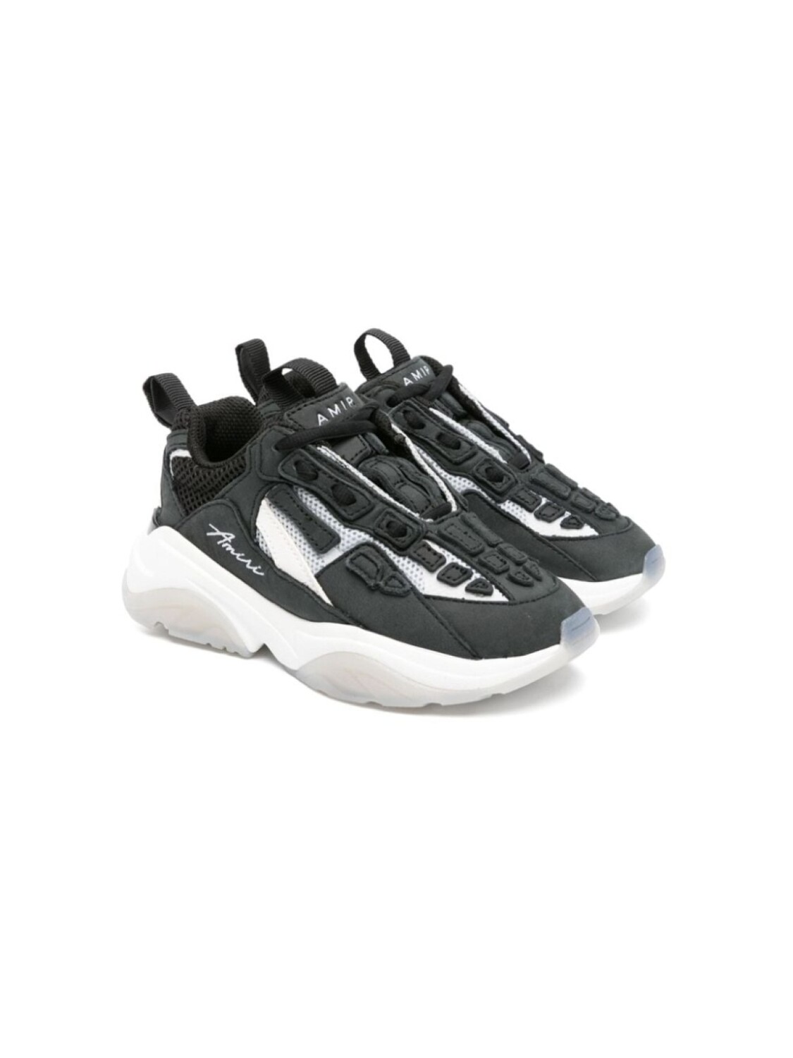 

AMIRI KIDS кроссовки Bone Runner со вставками, черный