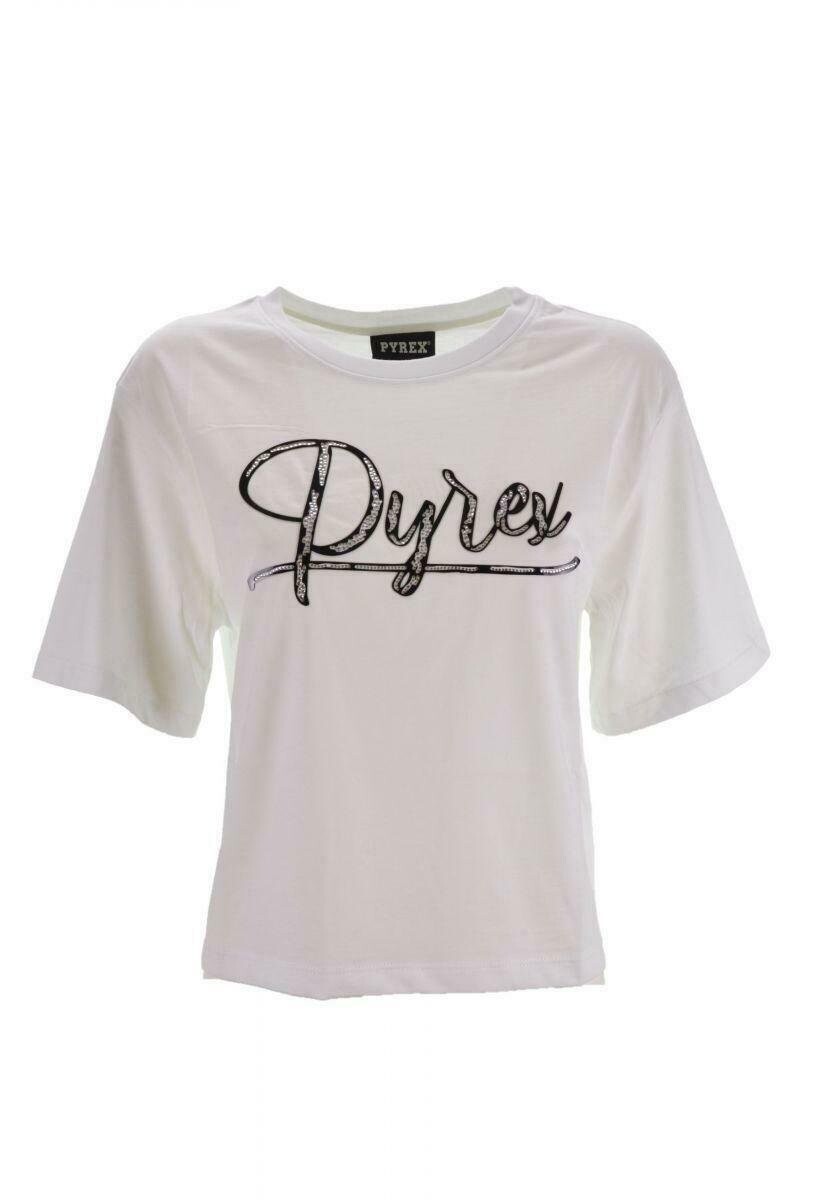 

Футболка с принтом Pyrex, белый