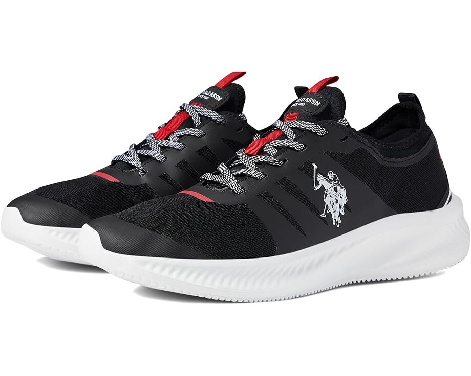 

Кроссовки U.S. POLO ASSN. Speed, цвет Black/Grey/Red