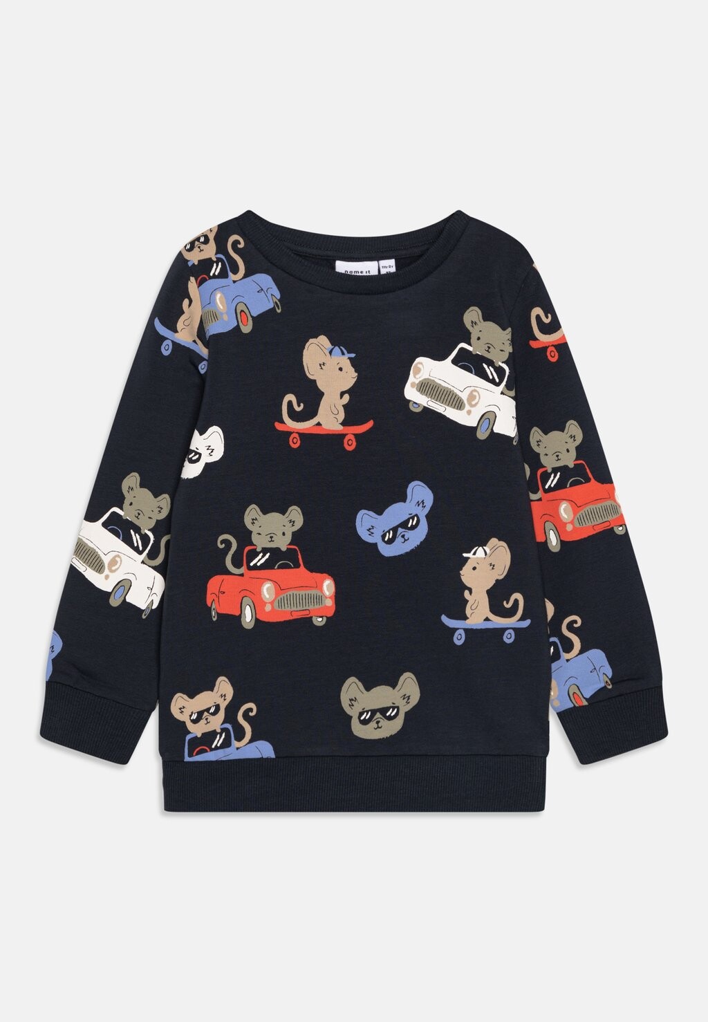 

Толстовка Nmmtowie Unisex Name it, цвет india ink