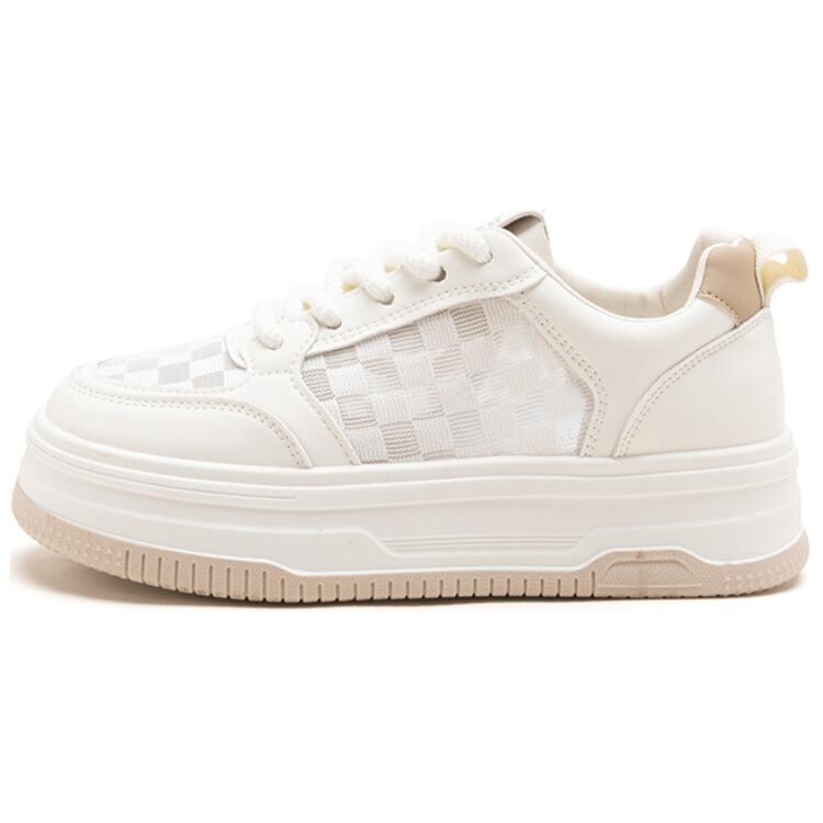 

Кроссовки AGSDON Skateboarding Shoes Women's Low-top, бежевый