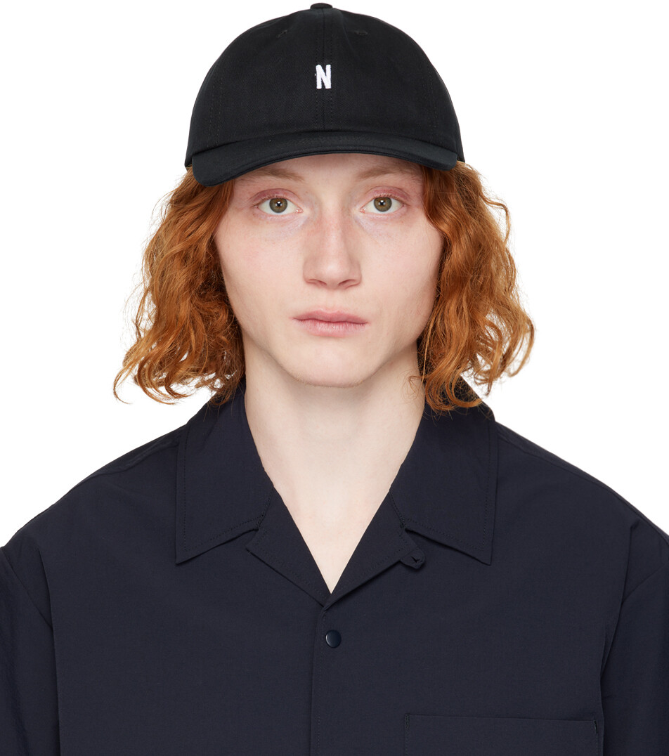 

Черная спортивная кепка Norse Projects, цвет Black