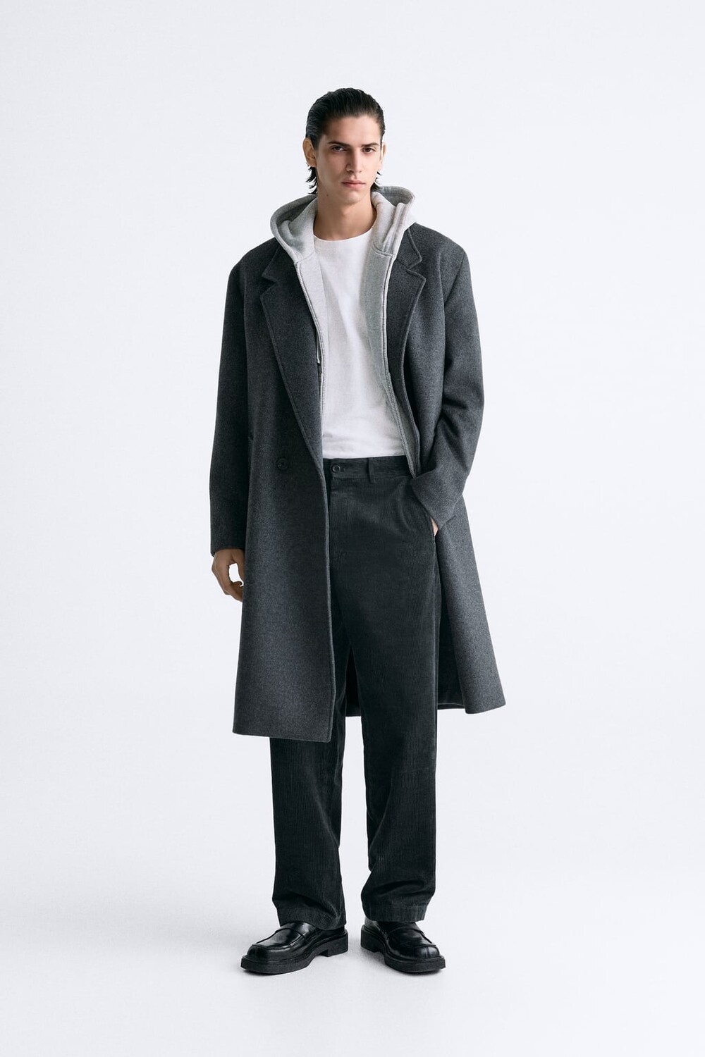 

Вельветовые брюки ZARA, зеленый