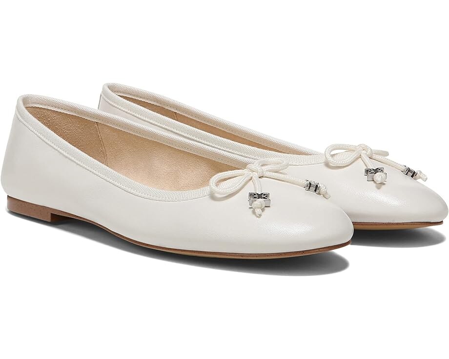 

Балетки Sam Edelman Felicia Luxe, ярко-белый