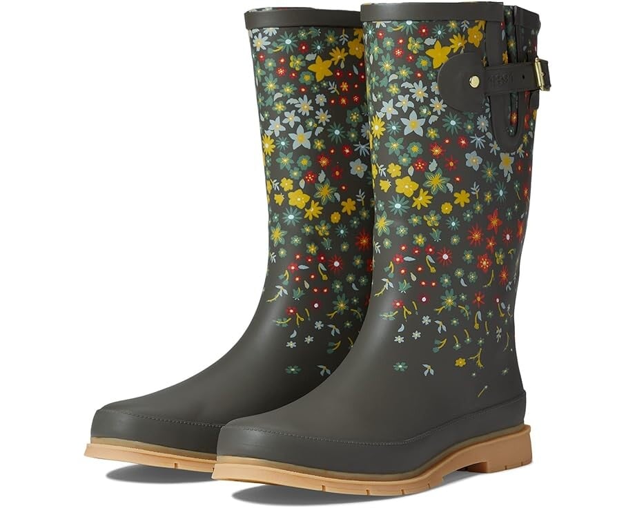 

Ботинки Western Chief Printed Tall Rain Boot, цвет Falling Petals