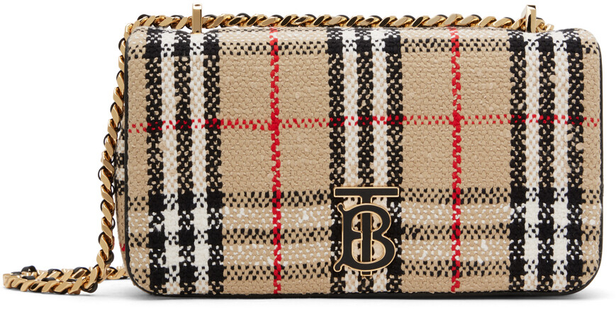 

Бежевая маленькая сумка Lola Burberry