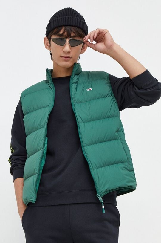 

Пуховик Tommy Jeans, зеленый