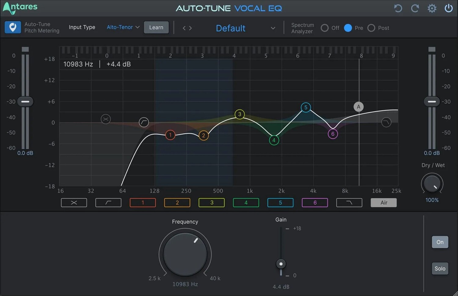 

Плагин Antares Auto-Tune Vocal EQ