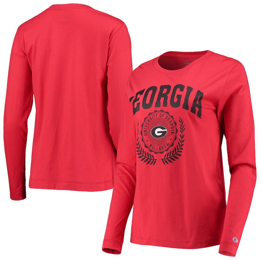 

Футболка с длинным рукавом Champion Georgia Bulldogs, красный
