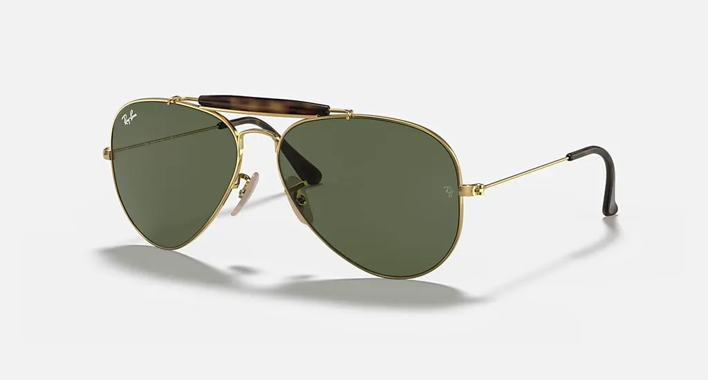 

Солнцезащитные очки Ray-Ban OUTDOORSMAN HAVANA COLLECTION, зеленый