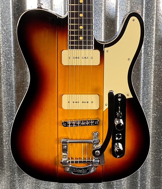 Электрогитара Reverend Greg Koch Gristle 90 3-Tone Sunburst Guitar #8735