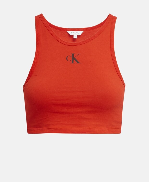 

Укороченный топ Calvin Klein, красный