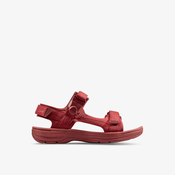 

Сандалии martine rose x clarks на массивной подошве из переработанного полиэстера Clarks, цвет oxblood textile