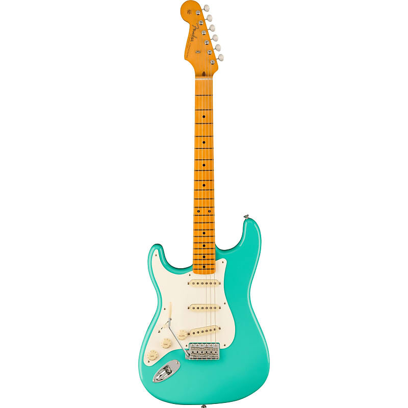 

Электрогитара Fender American Vintage II 1957 Stratocaster Left-Handed Electric Guitar - Maple Fingerboard, Sea Foam Green