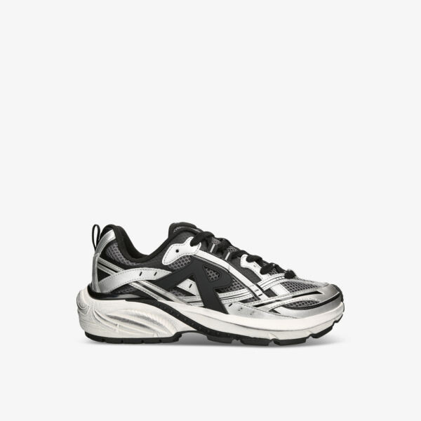 

Низкие кроссовки Storm Runner с сетчатыми вставками Represent, серебряный