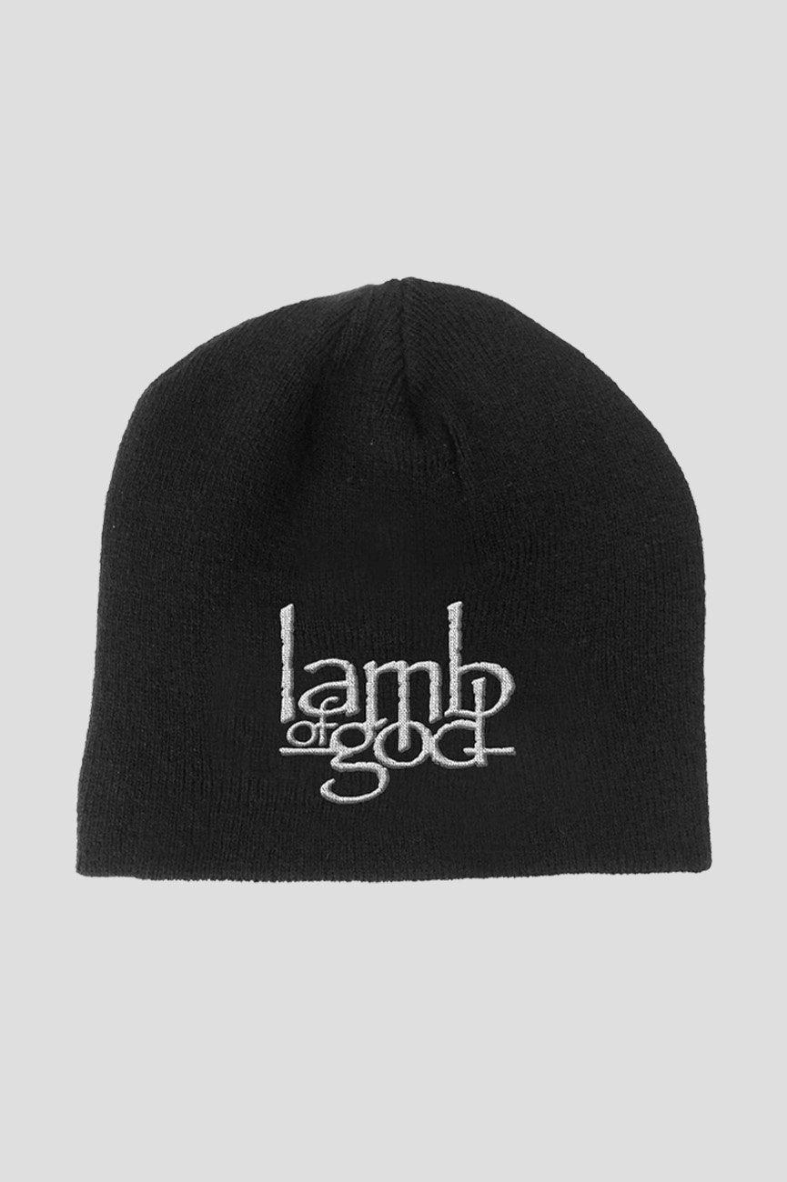 Шапка-бини с логотипом группы Lamb Of God, черный