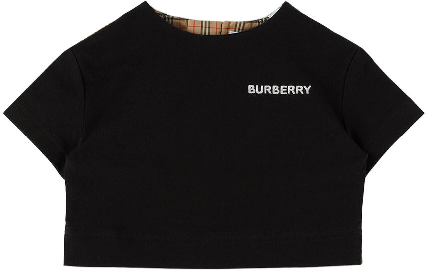 

Черная футболка с логотипом Baby Black Черная Burberry