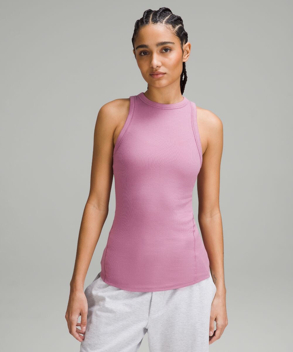 

Майка Lululemon, бархатный пыльный