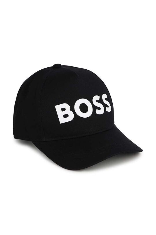 

Boss Детская хлопковая бейсболка, черный