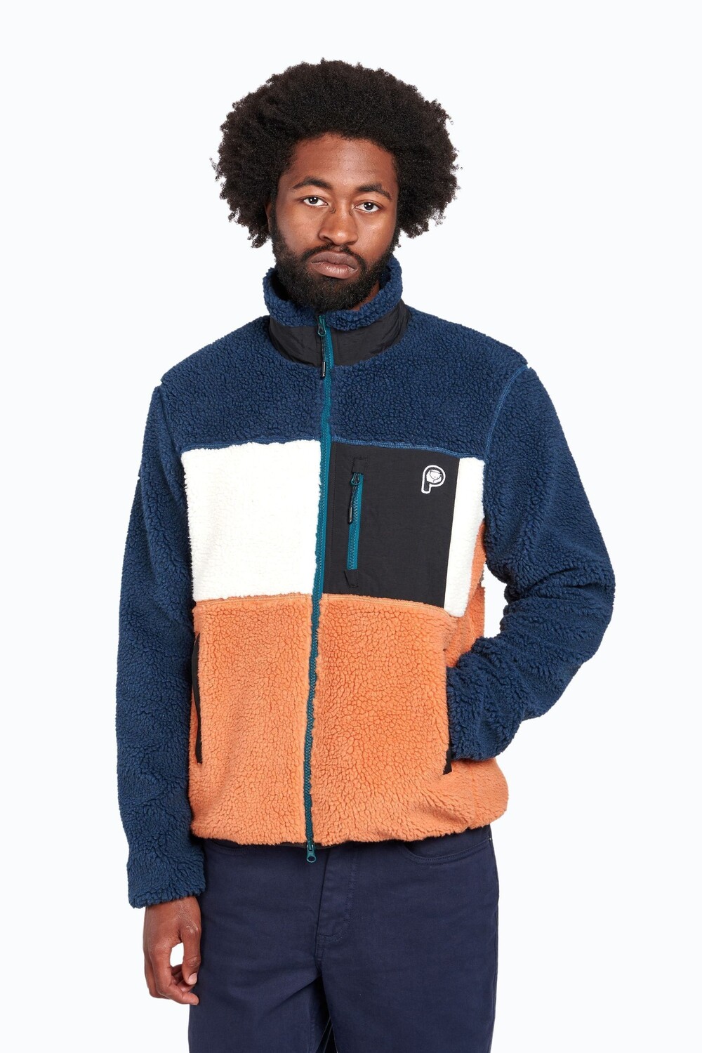 

Пальто на молнии в стиле колор-блок Penfield, синий
