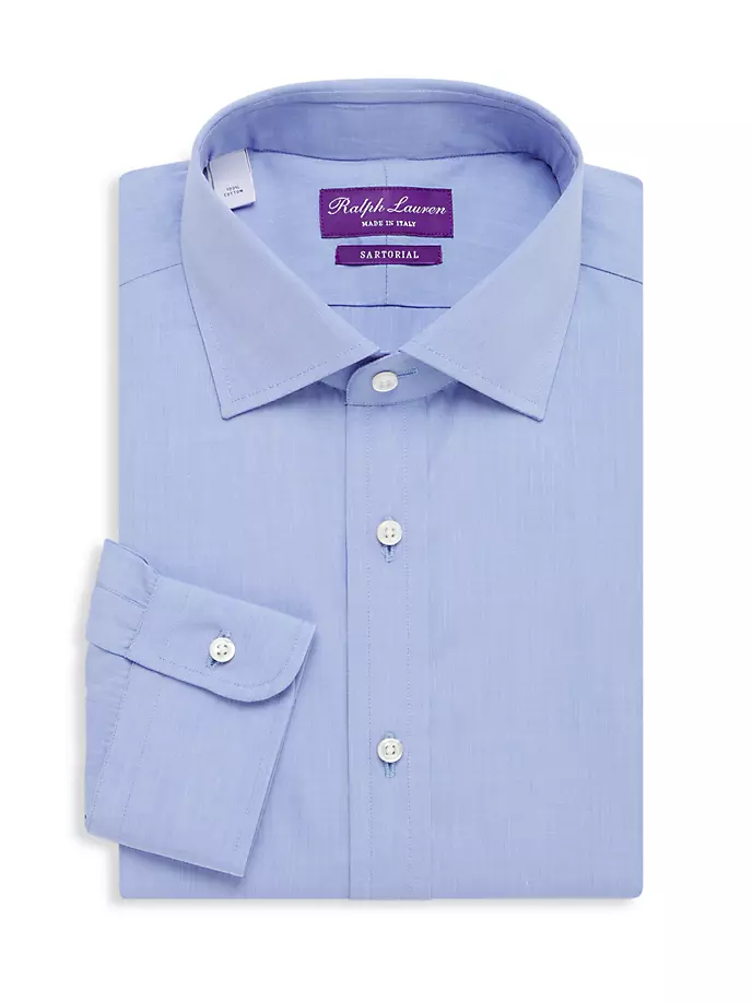 

Рубашка на пуговицах Aston Ralph Lauren Purple Label, синий