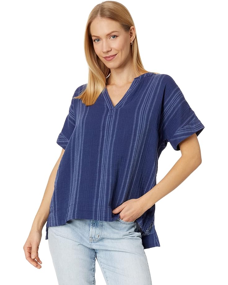 Рубашка L.L.Bean Cloud Gauze, цвет Vintage Indigo Stripe