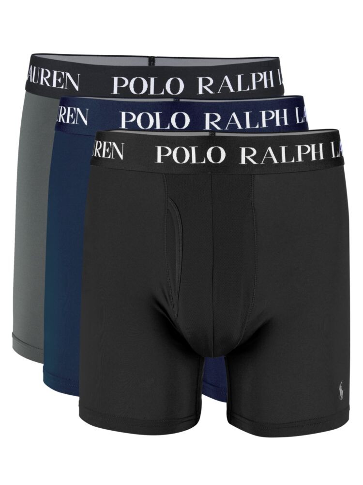 

Набор из 3 трусов-боксеров 4D Flex Polo Ralph Lauren, цвет Cruise Navy