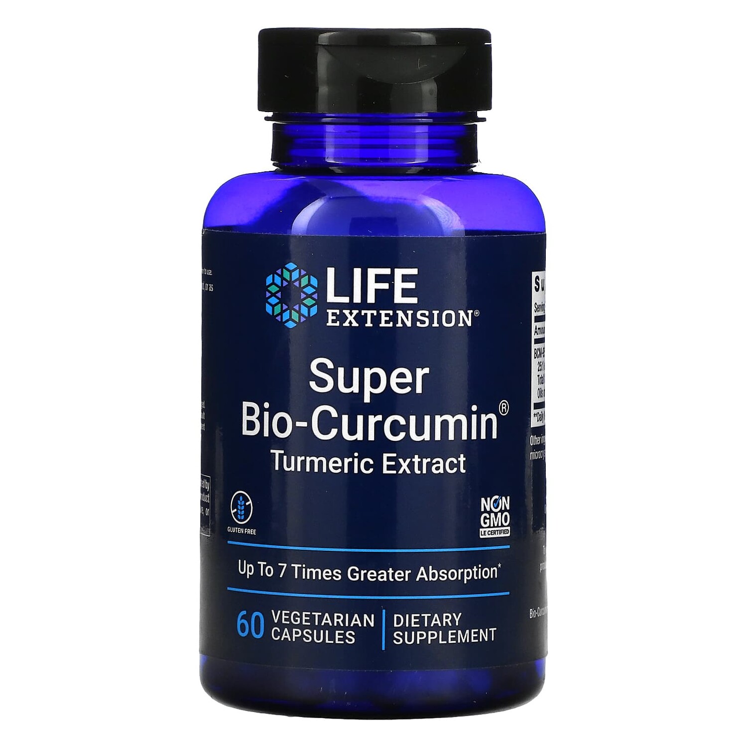 

Super Bio-Curcumin, куркумин, 60 вегетарианских капсул, Life Extension