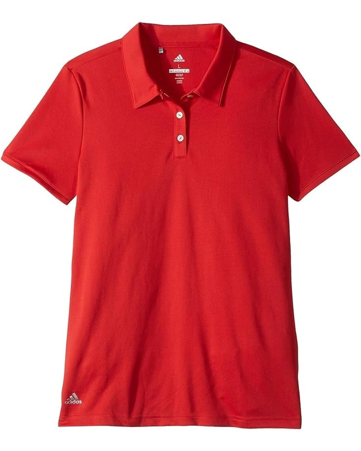 

Поло Adidas Performance Short Sleeve Polo, цвет Collegiate Red