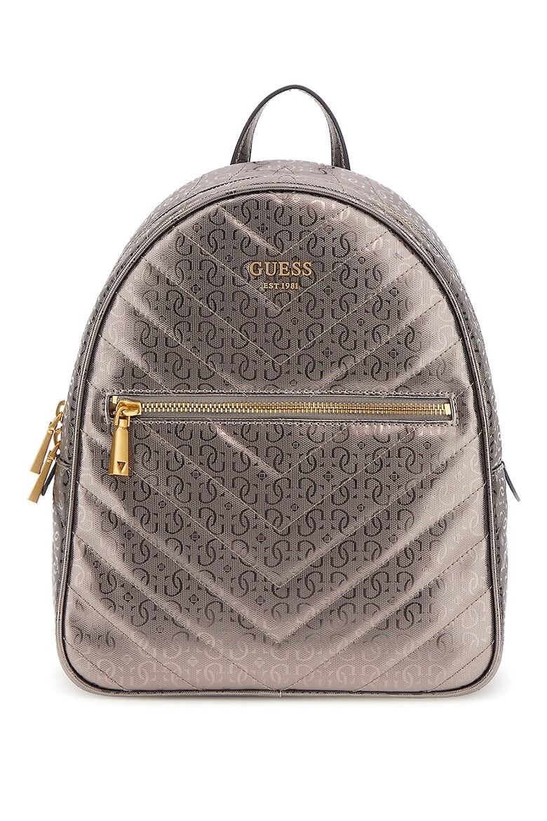 

Стеганый рюкзак из экокожи Guess, фиолетовый