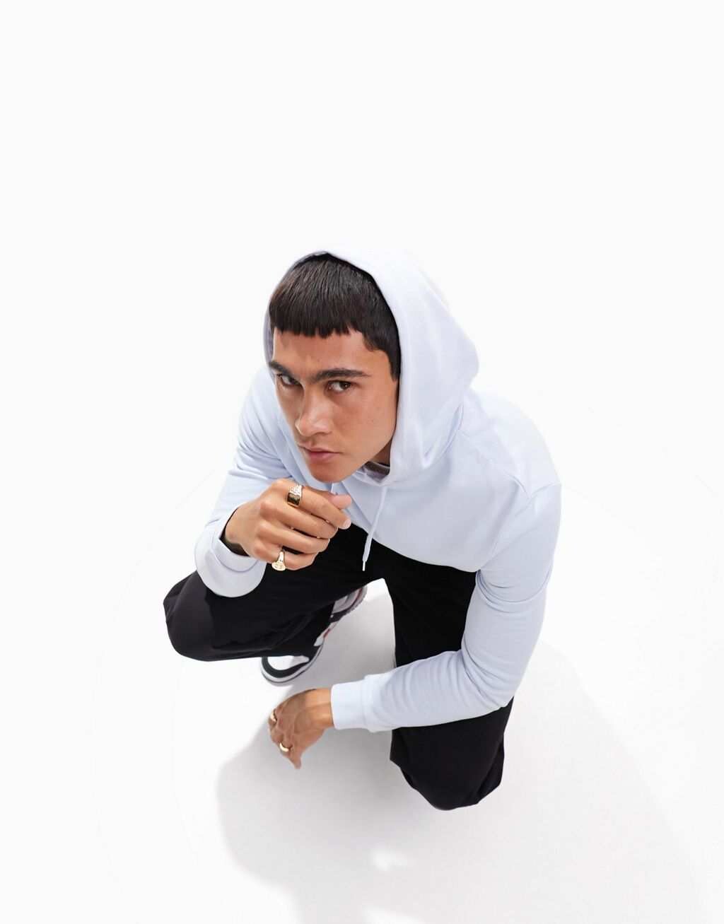

Голубое худи ASOS DESIGN
