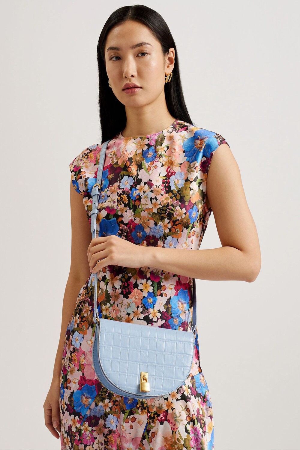 

Седельная сумка Sohho с висячим замком Ted Baker, синий